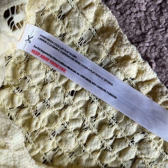 Free People Intimately FP Adella Longline Bralette Daffodil Yellow - Picture 6 of 8